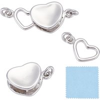 Clips en Argent Sterling Haart avec Anneaux, 18mm — Accessoires pour bijoux
