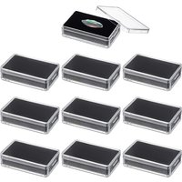 Rectangle PS Plastic Loose Diamond Gemstone Storage Box with Sponge