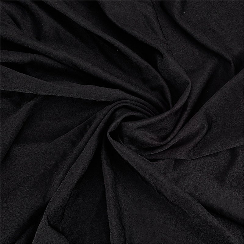 Tissu en polyester pour accessoires de mode, noir, 2000x1520x0.1mm — Outils de création de bijoux