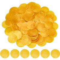 Olycraft 120Pcs Yellow Flat Round Capiz Shell Charms with 2 Holes — Jewelry Findings