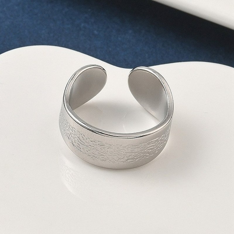 Bagues ouvertes ajustables en acier inoxydable 304 - 9,5 mm de large — Bijoux fantaisie