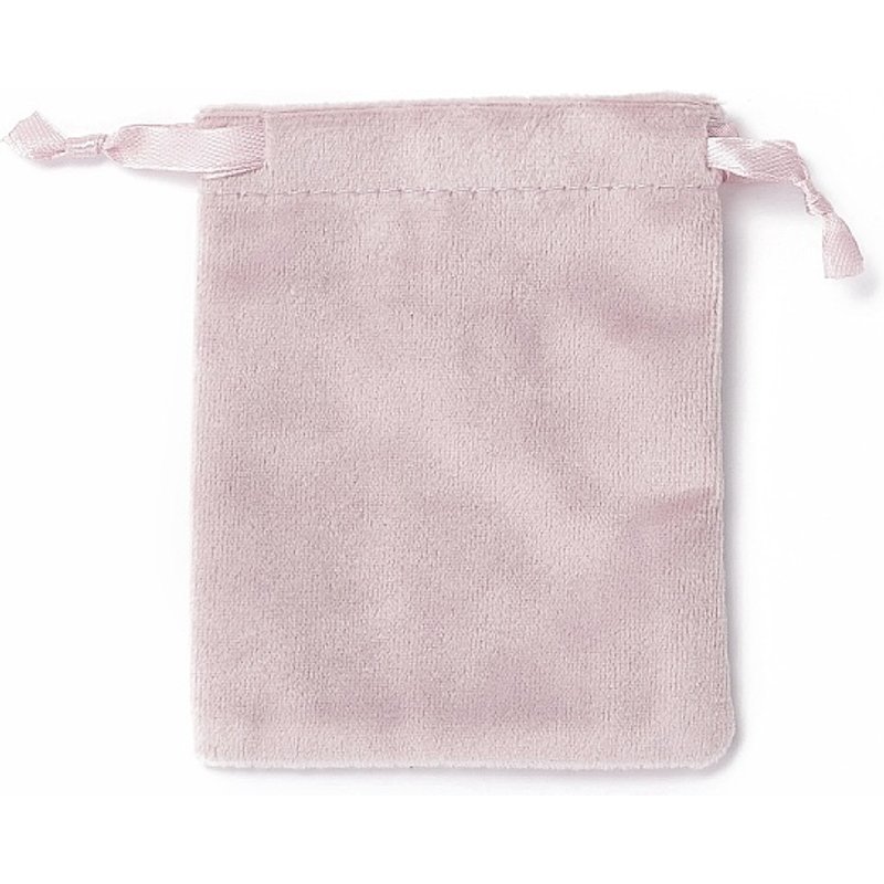 Sacs à Bijoux en Velours avec Cordon, Rose Brume — Rangement et présentation