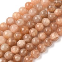 Round Natural Multi-Moonstone Beads Strands, 10mm, 38pcs — Jewelry Beads