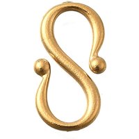 Agrafes en S en acier inoxydable 304 avec placage ionique, dorées — Accessoires pour bijoux