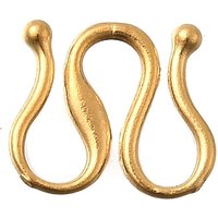 Fermoirs M-Hook en Acier Inoxydable 304 avec Plating Ionique, Doré — Accessoires pour bijoux
