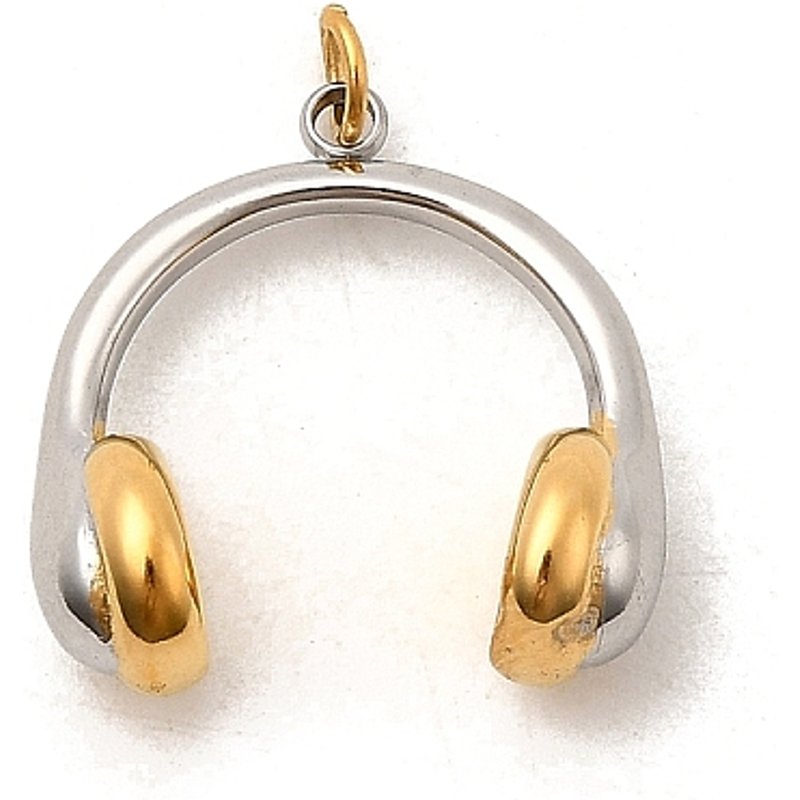 Pendants en Acier Inoxydable 304 en Couleur Or et Acier — Breloques et pendentifs