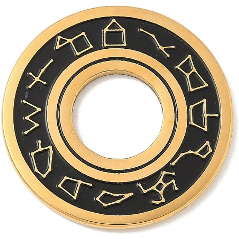 Pendentif Donut en Acier Inoxydable 304 Doré, 28x2mm — Breloques et pendentifs