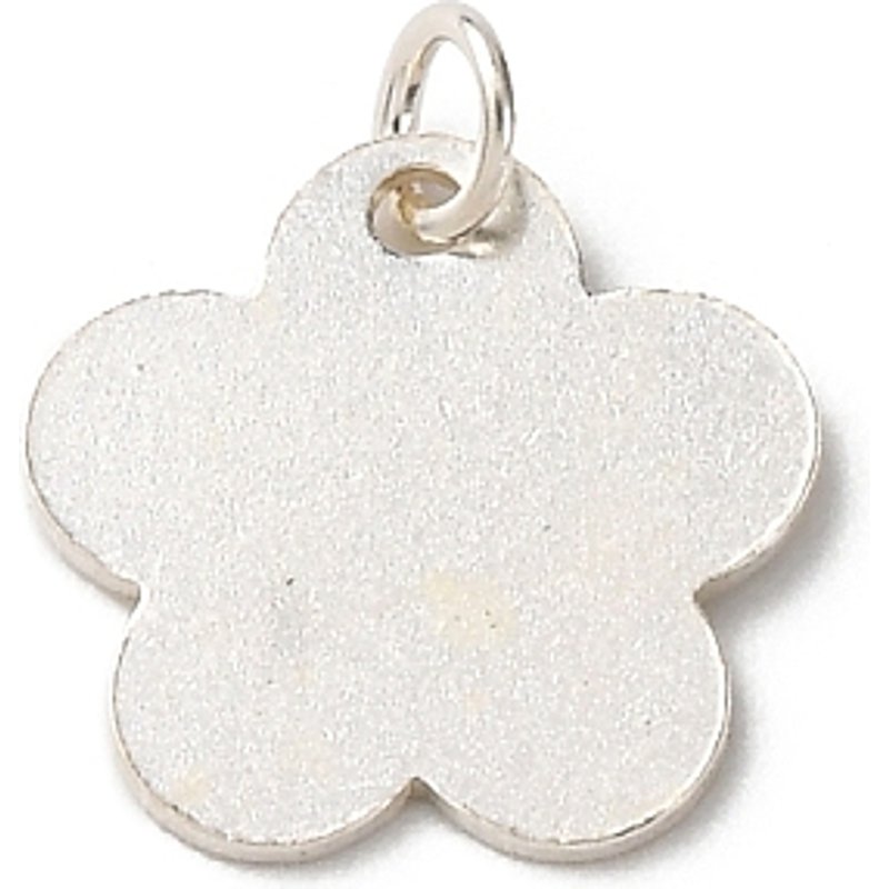 925 Sterling Silver Flower Charms with Jump Ring — Charms & Pendants