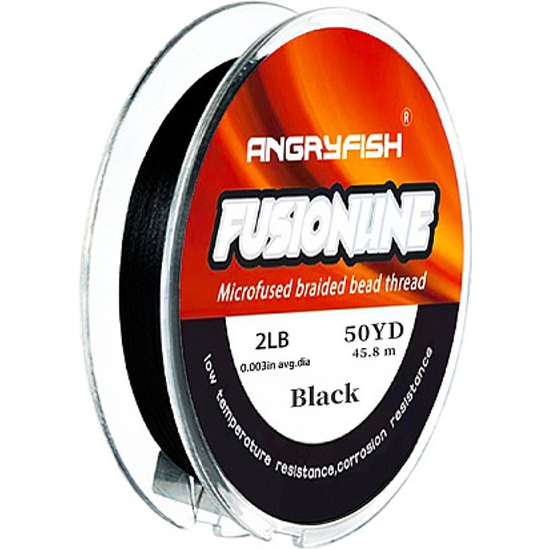 50 Yards PE Cord for DIY Jewelry Making, Black, 0.17mm