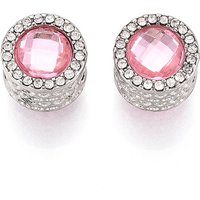 Perles européennes en alliage plaqué Rack, rond plat, platine — Perles à bijoux