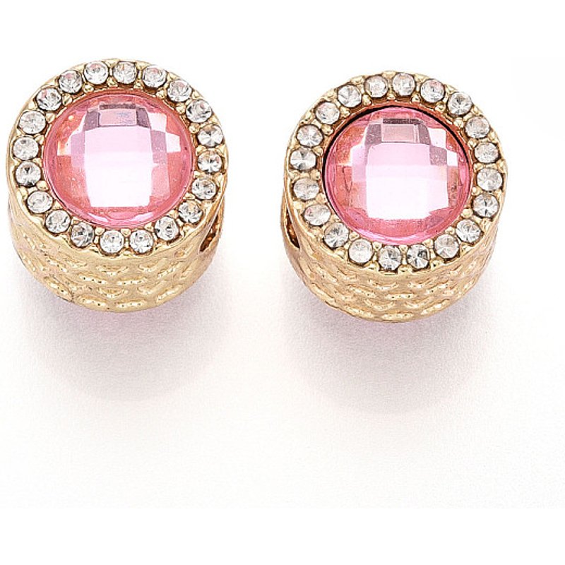 Perles Européennes en Alliage de Plaquage Rack, Or Clair, 12mm — Perles à bijoux