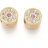 Perles Européennes en Alliage de Plaquage Rack, Or Clair