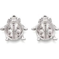 304 Stainless Steel Ladybug Pendant Rhinestone Settings — Jewelry Findings