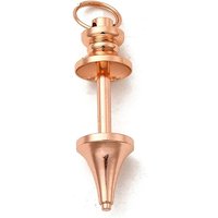Brass Screw Eye Pin Pendant Bails and End Caps for Beads — Jewelry Findings