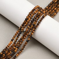 Natural Tiger Eye Beads Strands, Round, Grade A, 3-3.5mm — Jewelry Beads