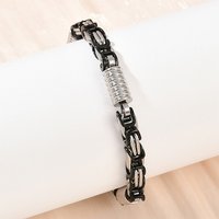 Bracelet en acier inoxydable byzantin 201 pour hommes et femmes — Bracelet Femme