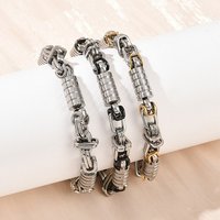 Bracelet en chaîne en acier inoxydable 201 pour hommes et femmes — Bracelet Femme