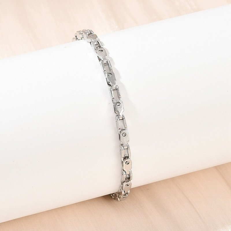 Bracelet en chaîne en acier inoxydable 201 pour hommes et femmes — Bracelet Femme