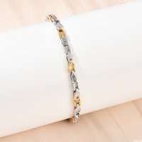 Bracelet en chaîne en acier inoxydable 201 pour hommes et femmes — Bracelet Femme
