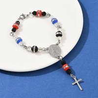 Bracelet Femme avec Charme Croix en Acier Inoxydable 201 — Bracelet Femme