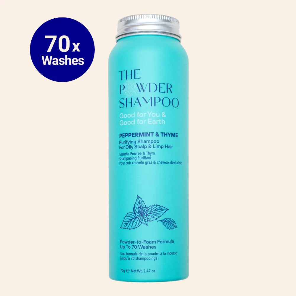 Purifying Shampoo For Oily Scalp & Limp Hair Peppermint & Papaya Enzyme 70g / 2.47oz — Shampoo