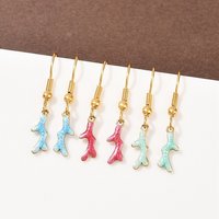 Ocean Series 304 Stainless Steel Enamel Dangle Earrings - 3 Pairs — Costume Jewelry