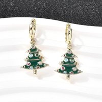 Brass Micro Pave Cubic Zirconia Hoop Earrings with Enamel — Hoop Earrings