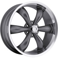 Roues American Muscle 142 Legend 6 Gunmetal - 22x9.5 - 6x139.7 — Roues et jantes