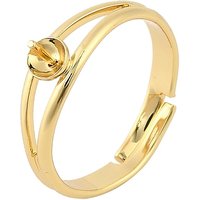 Réglages de Bague en Laiton Ajustable pour Perles à Demi-Perçage