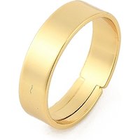 Réglages de Bagues Ajustables en Laiton, Plaqué Or 18K — Accessoires pour bijoux