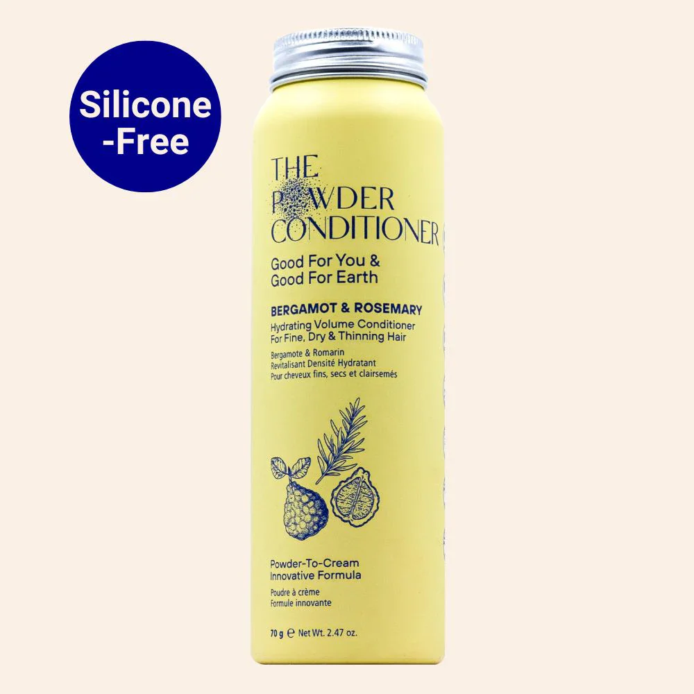 Après-shampooing hydratant pour cheveux fins, secs et clairsemés Bergamote et romarin 70 g / 2,47 oz — Après-shampooings