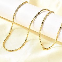 Collier en chaîne à billes en acier inoxydable 201, 27.56 pouces
