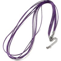 Cordon ciré 1MM pour colliers à 5 brins avec éléments en laiton — Outils de création de bijoux