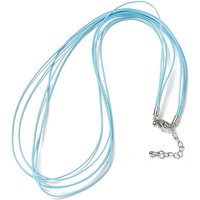 Cordon ciré 1MM pour colliers à 5 brins avec accessoires en laiton — Outils de création de bijoux