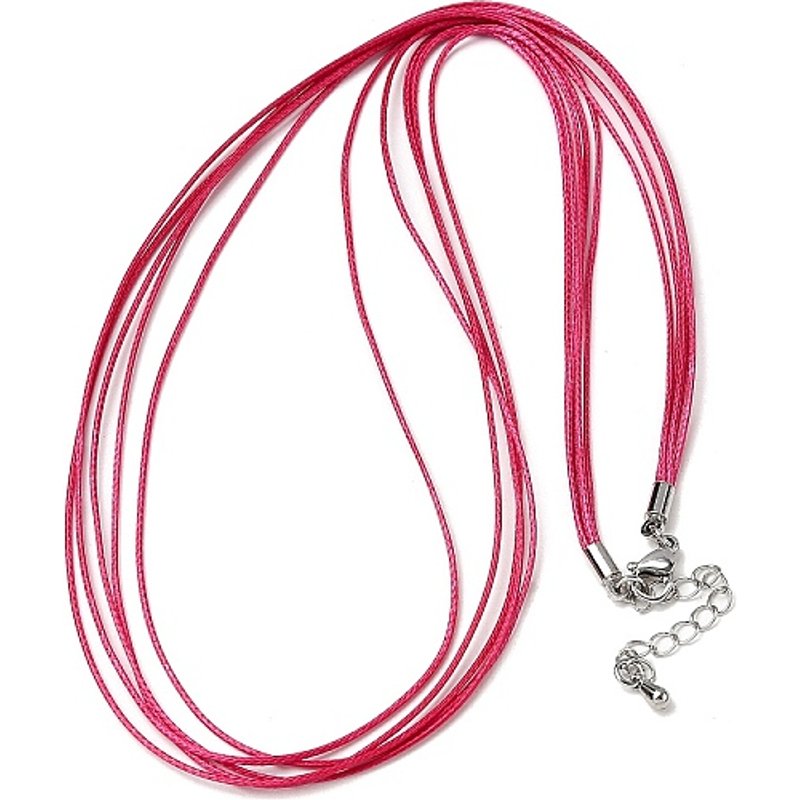 Cordon ciré 1MM pour colliers à 5 brins avec accessoires en laiton — Outils de création de bijoux