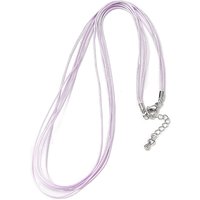 Cordon ciré 1MM pour fabrication de colliers à 5 brins avec accessoires en laiton