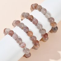 Natural Quartz Round Beaded Stretch Bracelet for Women — Bracelet Women