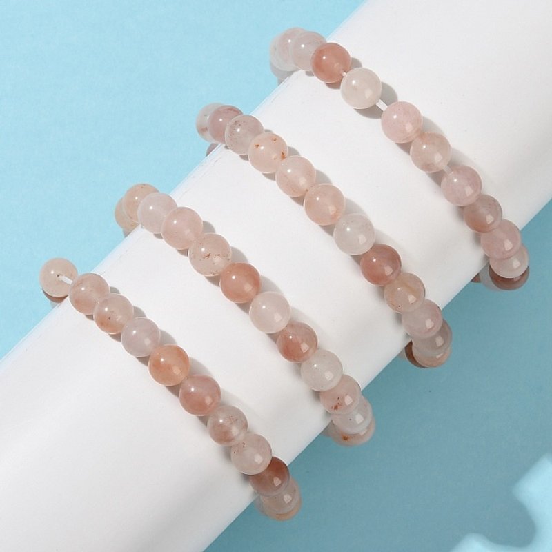 Bracelet Élastique en Jade de Soie Dorée Xinjiang 8MM pour Femmes — Bracelet Femme