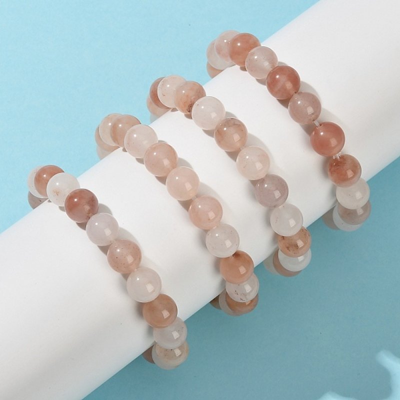 Bracelet Élastique en Jade de Soie Dorée Xinjiang 10MM pour Femmes — Bracelet Femme