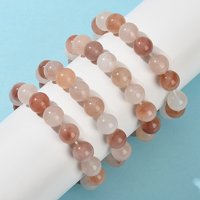 Bracelet extensible en jade de soie dorée du Xinjiang pour femmes