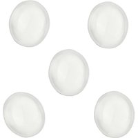 Cabochons en quartz naturel, Grade AAA, ovale, 12x10x2.7mm — Pierres précieuses en vrac