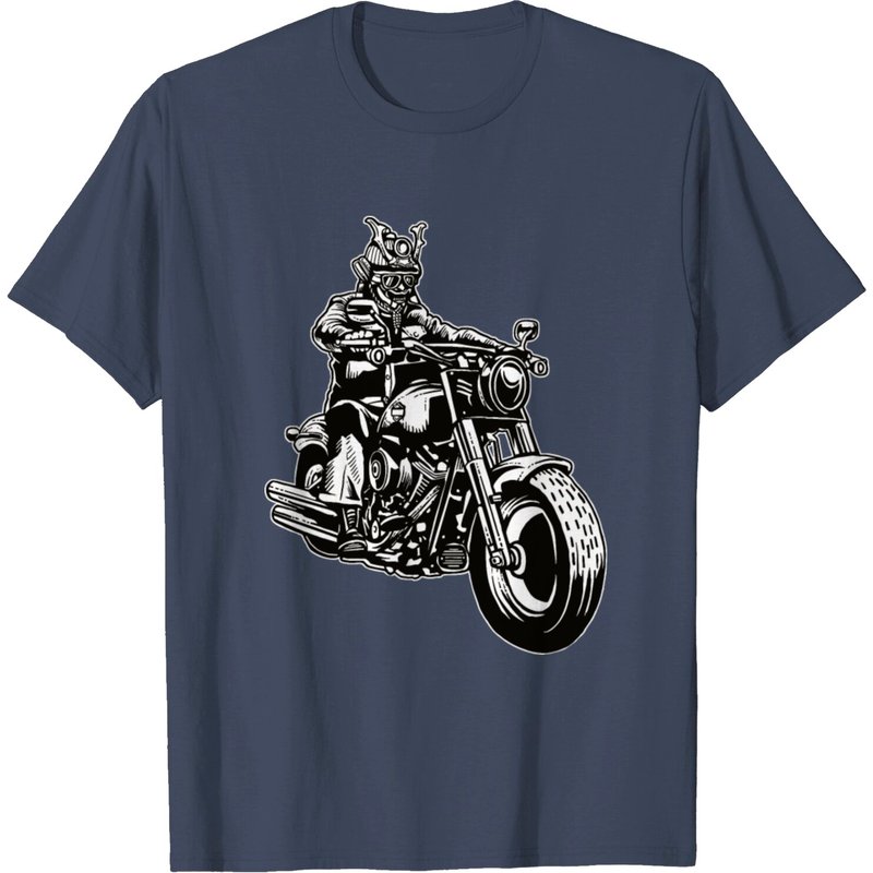 Samurai Ride T Shirt for Men in Black — Mens T Shirts
