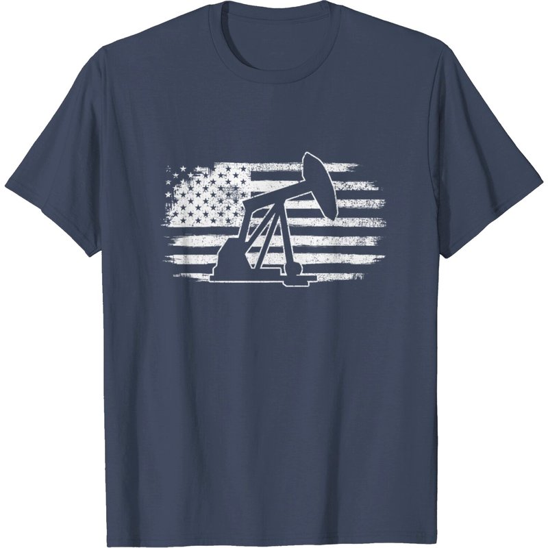 T-Shirt Oil Rig Oilfield Pump Jack pour hommes — T-shirts pour hommes