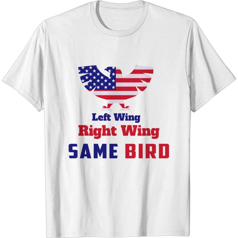 T-Shirt Left Wing Or Right Wing Part Of Same Bird pour hommes — T-shirts pour hommes