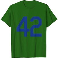 T-shirt pour hommes Jackie Robinson 42 Design en noir — T-shirts pour hommes