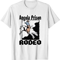 Angola Prison Rodeo Bull Rider T-Shirt for Men — Mens T Shirts