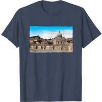 T-Shirt Rome pour hommes en noir