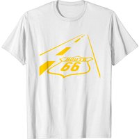 T-Shirt Route 66 pour hommes en noir — T-shirts pour hommes