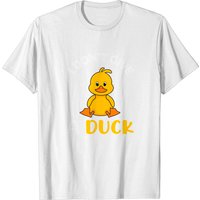 Quack Rubber Duck T Shirt for Men in Black