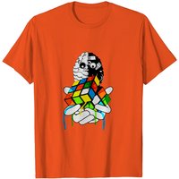 Rubik's Cube Brains Over Brawn T-Shirt for Men